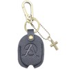 LVYOUME Premium Car Key Cover -nitial Letter Keychain| Leather Key