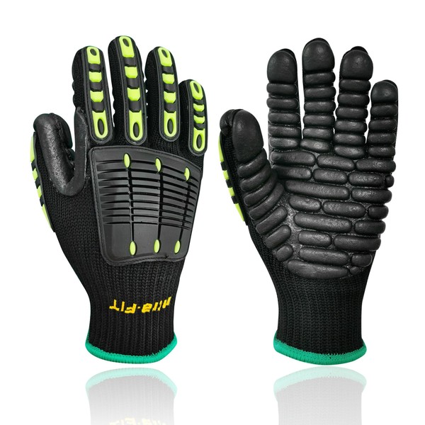 Intra-FIT Anti-vibration work gloves, TPR impact-resistant gloves for HAVS protection,CE