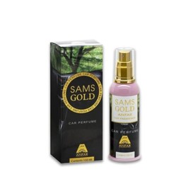 Sams Gold | Premium Car Perfume 100ml by Anfar | Long-Lasting Citrus & Zesty Scent | Compact & Sleek Spray Bottle | Refreshing Fragrance for Car | Made in Dubai