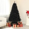 HOMCOM 6ft Tall Artificial Christmas Tree, Unlit Xmas Tree with