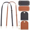 FREEBLOSS 2 Set PU Leather Bag Making Kits Includes PU