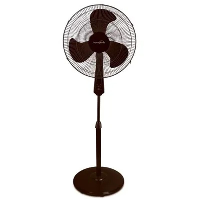 HomePointe FS40-19MB Oscillating Stand Fan, Black, 16-In. - Quantity 1