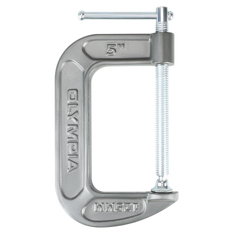 Olympia Tools C-Clamp, 38-145, (5" X 3.25")