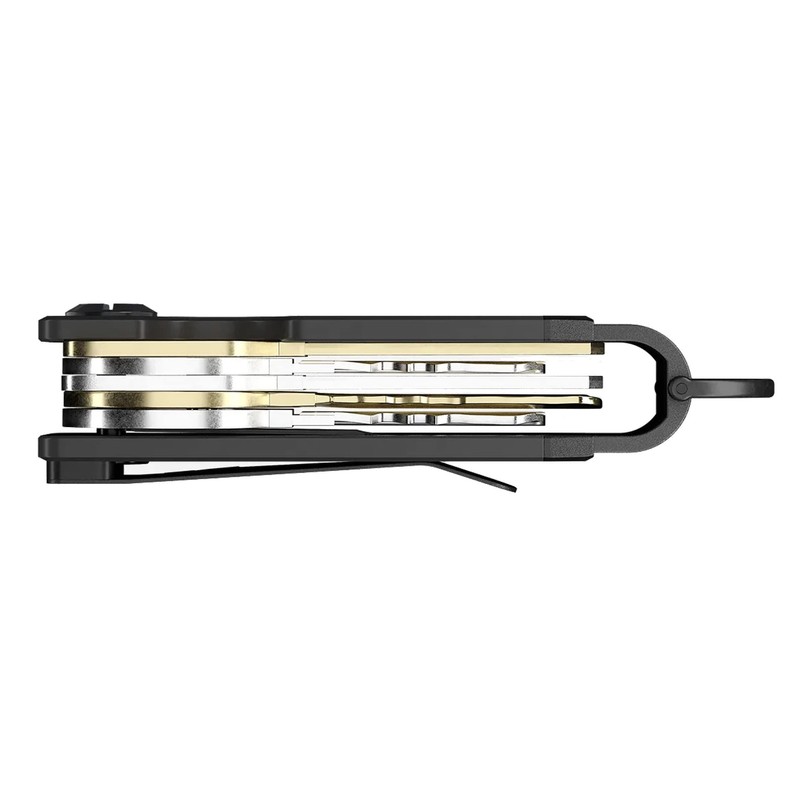 The Ridge EDC Minimalist Keycase Metal Key Organizer, carbon fiber