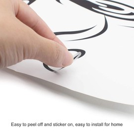 COYUN 2 x Wall Stickers, Coffee Wall Stickers, Coffee Cup, Wall Sticker, Black Cafe Wall Sticker, Kitchen for Coffee Shop, Office, Living Room, Dining Room, Kitchen, Coffee Wall Decoration