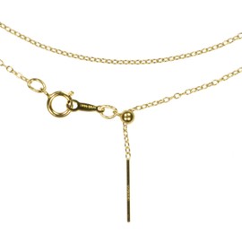 14kt Gold Filled 18" Add-A-Bead Cable Chain Necklace