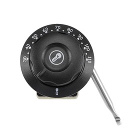 sourcing map 1NO 1NC 250V 16A 30-110C Temperature Control Switch Capillary Thermostat for Oven Refrigerator Heater, 0.7m, with 2 Screws&3 Crimp Terminals