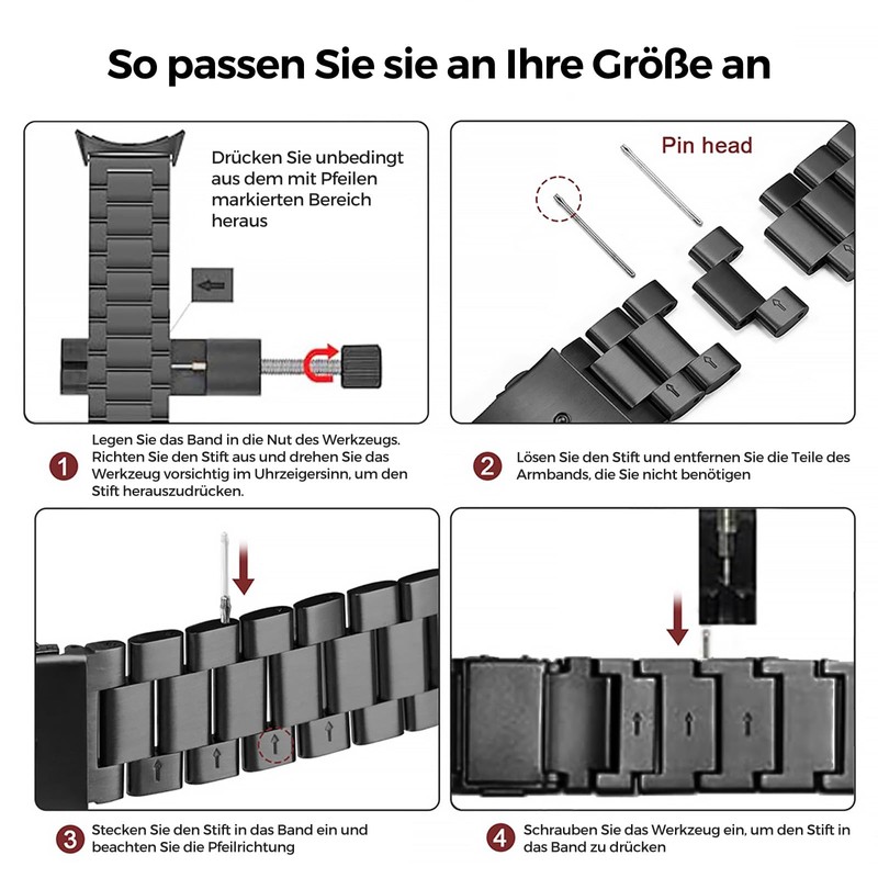 Synsing Titanium Metal Strap Compatible with Pixel Watch 3 41