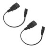 IEC320 C14 Male to IEC320 C7 Female Power Adapter Cable