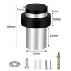 Door Stop, 50mm Floor Door Stoppers Wall Floor Mounted, Stainless