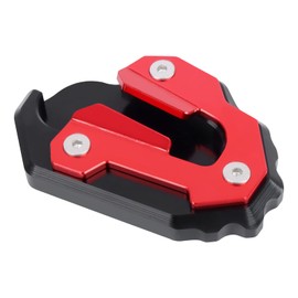 CHIFUN Kickstand Enlarger Pad Side Stand Extension Plate Compatible with Honda Goldwing 1800 GL1800 GL 1800 2020-2022(Red)