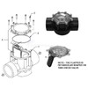 ATIE Pool 7056 Check Valve Cover with Flapper Assembly Compatible