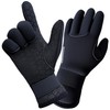 PAWHITS Wetsuit Gloves, 3mm Neoprene Gloves with Adjustable Straps, 5-Finger