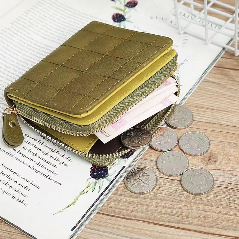 BinPhorm Wallet with Card Holder, Green, Modern