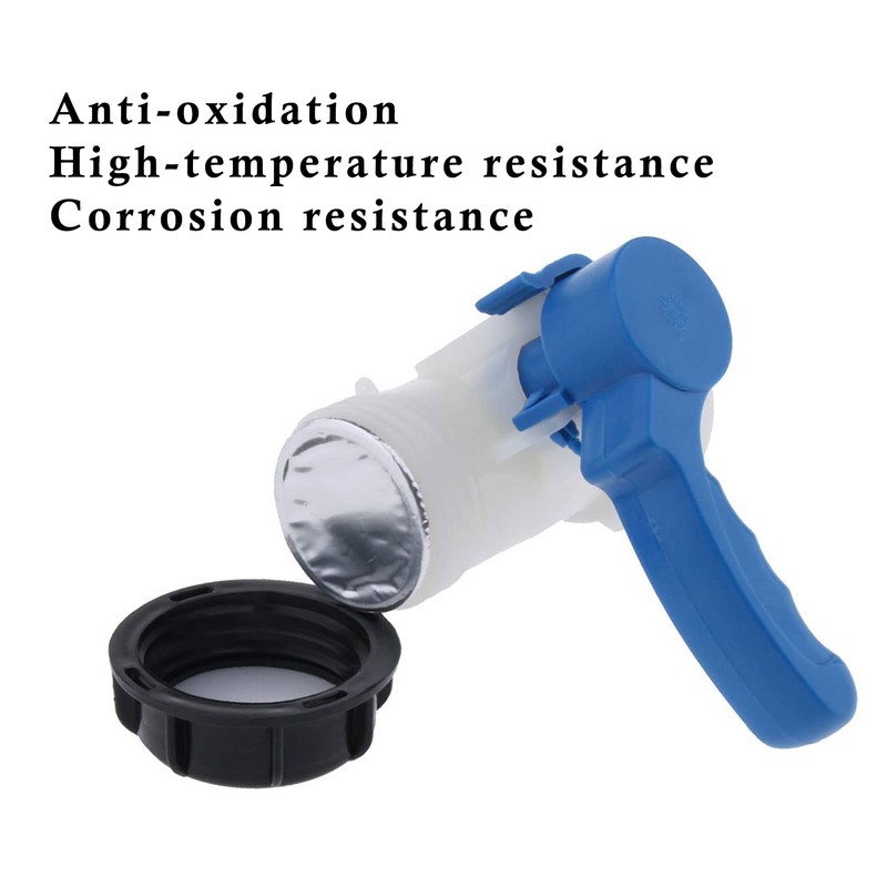 Muasopst Tote Tank Adapter, 1000L IBC DN40 Butterfly Valve Switch