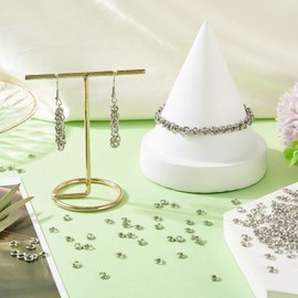 PandaHall 2500pcs 5mm Stainless Steel Jump Rings Silver Open Jump Rings Metal O Ring Connectors for Earring Necklace Bracelet Chainmail Jewelry Keychain Making