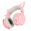 Cat Ear Gaming Headset RGB Light Bluetooth Wireless Headphones with