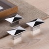 CILEYTION 10 Pieces Chrome Cabinet Knobs Cupboard Knobs Heavy-Duty -