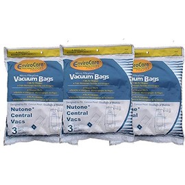 9 For Nutone Central Vacuum 391, 505 Micro-Lined Bags, 9 pack. Made in The USA by Nutone
