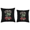 Flytrap Gardener Humor Carnivorous Plant Lover Design Throw Pillow