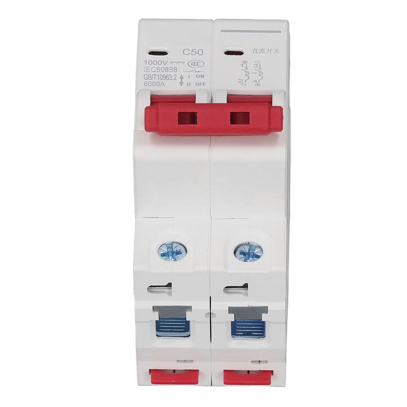 DC Miniature Circuit Breaker 2P Solar PV System 50A DIN