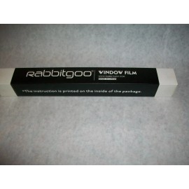 rabbitgoo Window Film No Glue Privacy Window Sticker, Frosted White Good Privacy