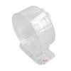 Silent Hamster Wheel with Stand Prevent Slip Clear Acrylic Hamster