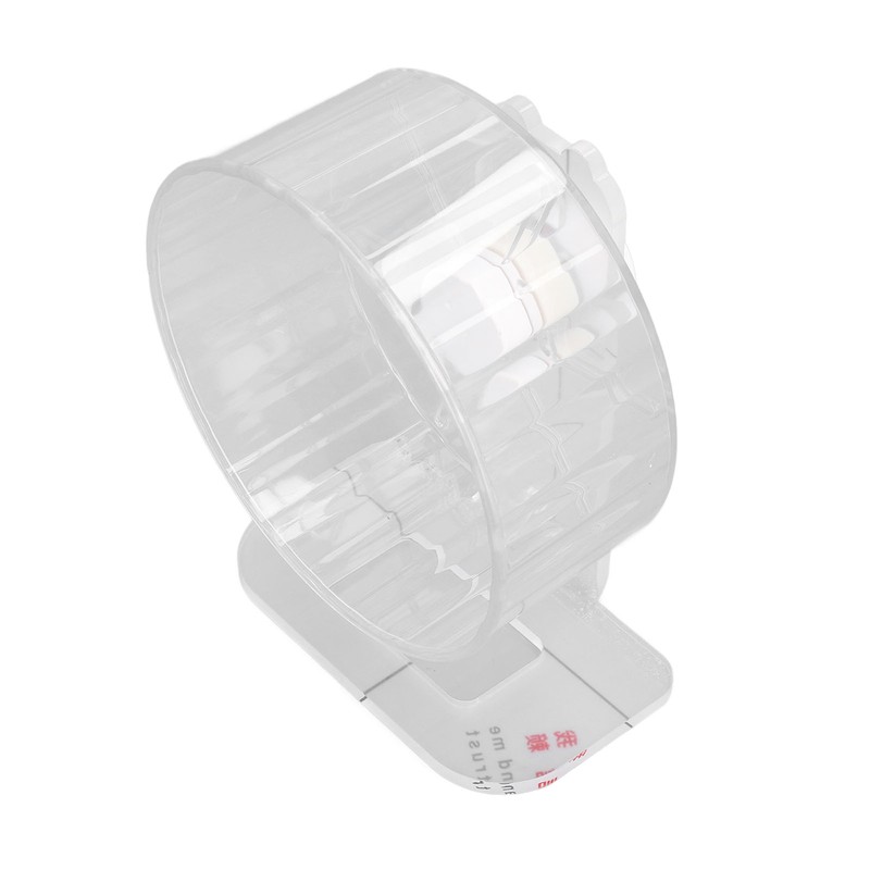 Silent Hamster Wheel with Stand Prevent Slip Clear Acrylic Hamster