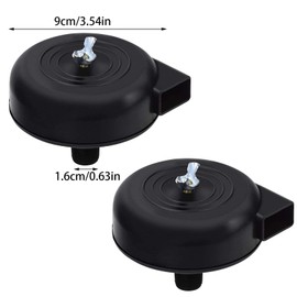 Pack of 2 Air Compressor Intake Filter, Air Compressor Silencer Filter 3/8 Inch 16 mm, Silencer Compressor, Replacement Air Compressor, for Filter Pump, Air Compressor Accessories