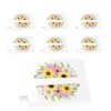 Segnaposto Floreali Matrimonio - Set 40 pz con Girasoli e