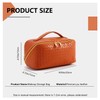 Large Capacity Makeup Bag Woven Cosmetic Bag, PU Leather Waterproof