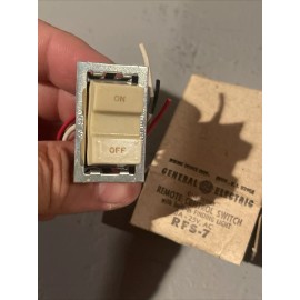 GE Vintage GE General Electric RFS-7 Remote Control Switch w/ Locator Light NOS