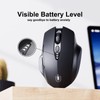 Uineer Bluetooth Mouse,[Upgraded] Rechargeable Wireless Mouse (BT 5.0/4.0+2.4G Hz),Computer Mouse