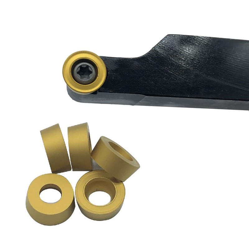 RHFGYY SRAPR1616H10 + 10 piezas RCMT10T3 (R5) Insertos redondos de