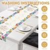 KHDULQ Birthday Table Runner, Happy Birthday Table Runner, Colourful 183