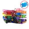 2-Pack Small Cat Collar with Bell Pretty Kitten Collar Buckle