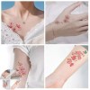 Hana Sticker 해나스티커 여름 액세서리 미니 플라워 레터링 타투 스티커