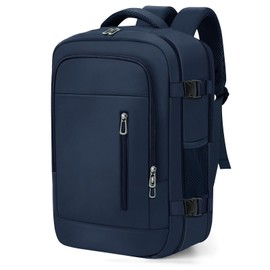 OTAHGK Cabin Bags 40×20×25 for Ryanair Underseat Carry-ons Travel Backpack Hand Luggage Bag Flight Rucksack Casual Daypack School Office Backpack Fit 14 Inch Laptop with USB Charging Port-Blue