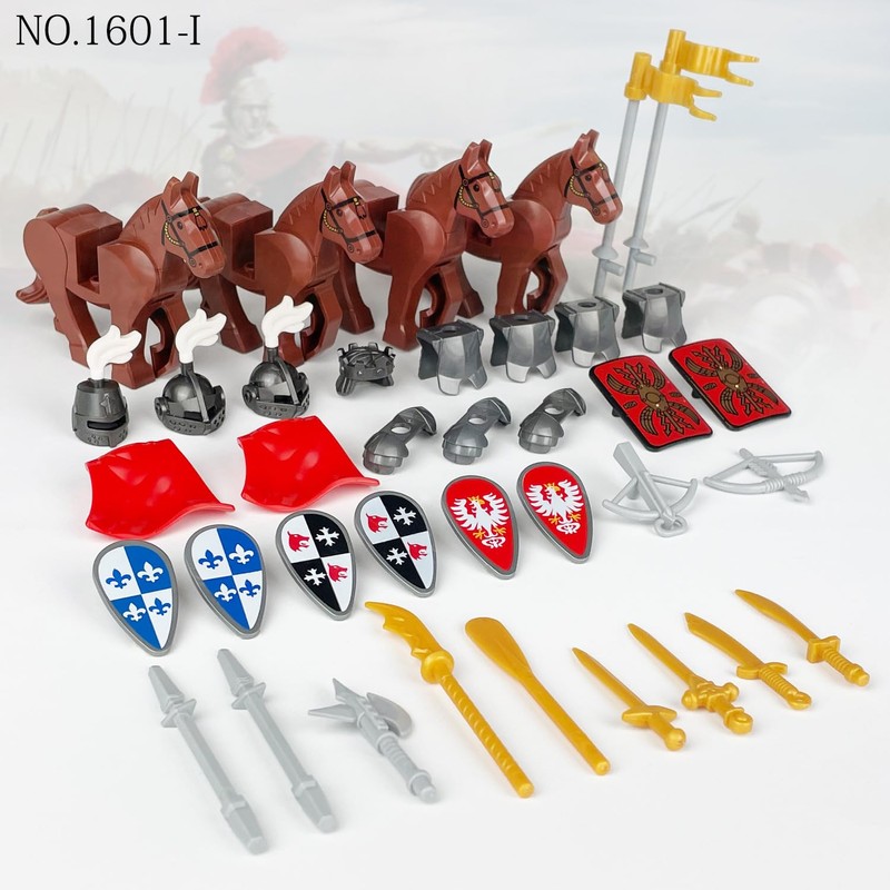 TRavesty Weapon Pack for Mini Figures, Medieval Knight Weapon Package