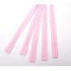 60cm Adjustable Length Invisible Zip - Pink, 5 Pieces