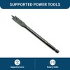 Benchmark Abrasives 1/2" x 6" Spade Drill Bit with Quick-Change