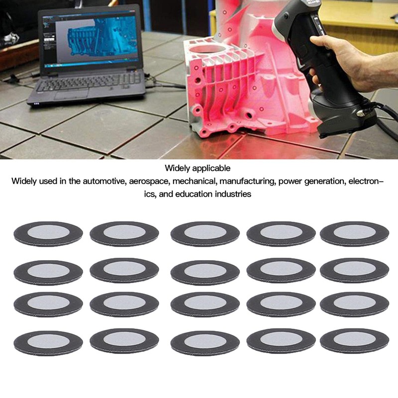 Pack of 150 Highly Reflective Magnetic Reflective 3D Scan Markers,