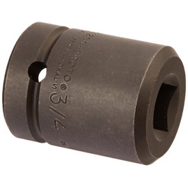 Impact Socket, 1 In Dr, 3/4 In, 4 pt