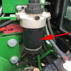 RE551507 Fuel Filter Element Replacement for John Deere 1010G 310L 4045 444K 5075M 6155R 6175M 6175R 6195M 6195R Replaces DZ115391