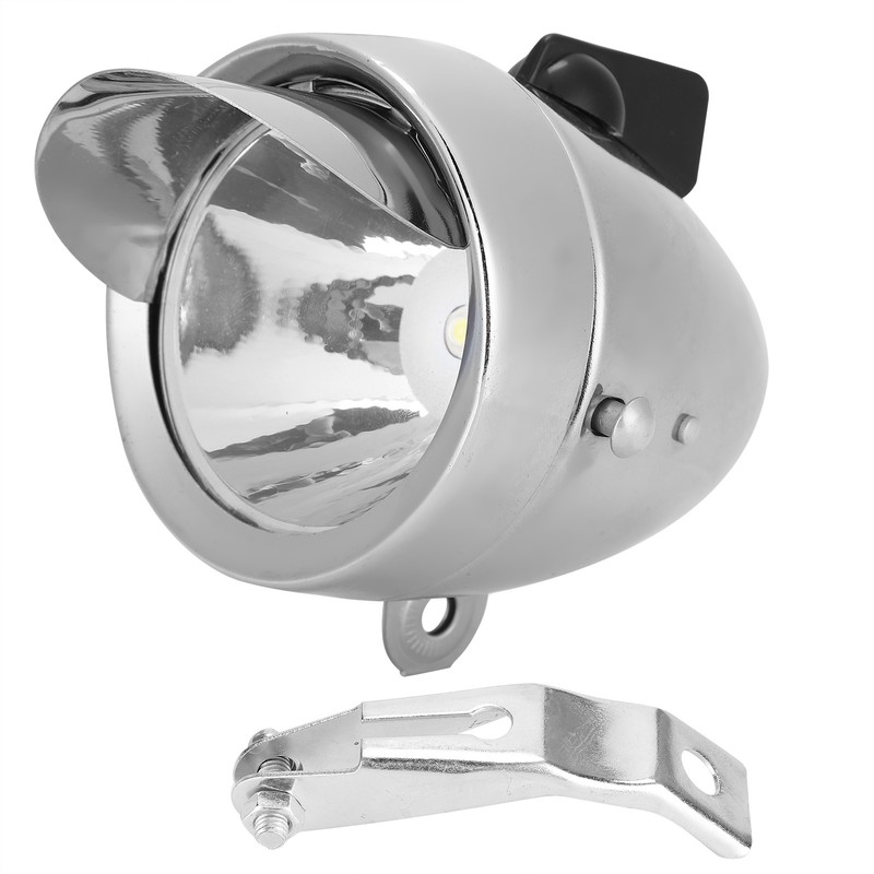 Vintage Bicycle Headlight Retro Bike LED Light Night Riding Safety