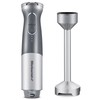 Elite Gourmet EHB1300 Cordless, Rechargeable Hand Blender, Variable Speed Blending