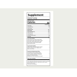 The Nerve Brand Superfood Neuropathy Greens Blend Nerve Formula Con Ácido R Alfa Lipoico, Melena De Leones, Mezcla Antioxidante Superfood, 30 Porciones Diarias