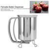 Pancake Batter Dispenser with Funnel, 1000ml, Stainless Steel, for Baking