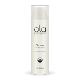 Ola Botanicals Organic Cleanser (5 Fl. Oz.), 1 Bottle, Clarify & Nourish Skin, Certified USDA Organic, Gluten Free, Soy Free, Dr. Mercola