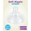 Silicone Nipple for Dr.Brown's Wide-Nick Baby Bottle & Glass Bottles,Level